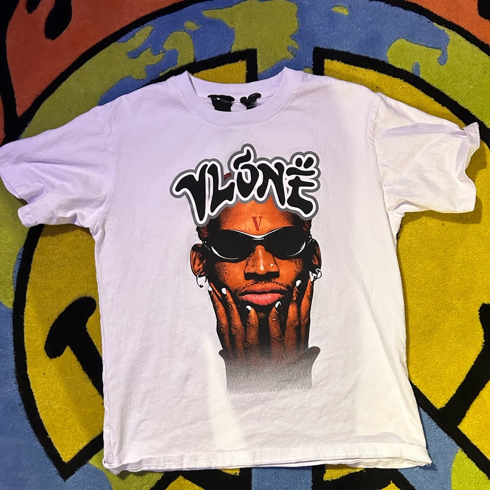 Vlone Dennis Rodman white shirt